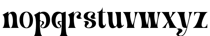 Rostema-Regular Font LOWERCASE