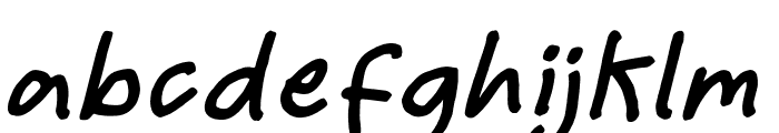 Rostenfly Italic Font LOWERCASE