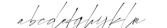 Rostera Signature Font LOWERCASE