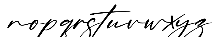 Rosterdam Signature Italic Font LOWERCASE