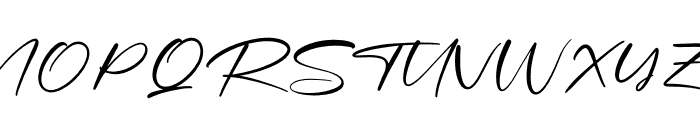 Rosterdam Signature Font UPPERCASE