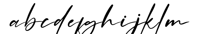 Rosterdam Signature Font LOWERCASE