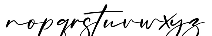 Rosterdam Signature Font LOWERCASE