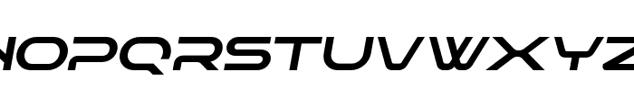 Rostex-Oblique Font UPPERCASE