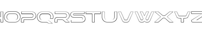 Rostex-Outline Font UPPERCASE