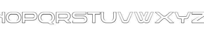Rostex-Outline Font LOWERCASE