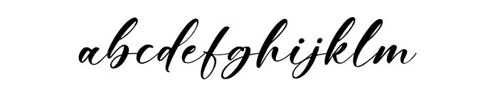 Rosthany Font LOWERCASE