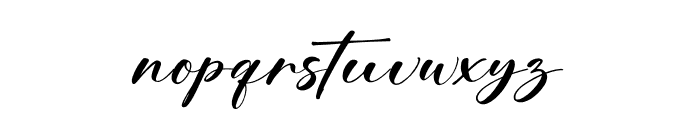 Rosthany Font LOWERCASE