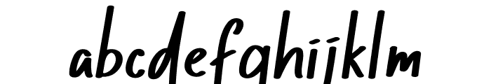 Rosther Font LOWERCASE