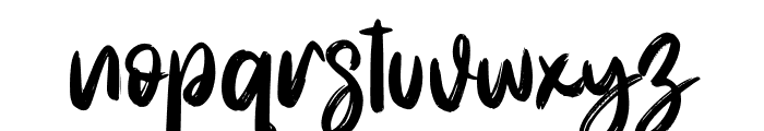 Rosthero Font LOWERCASE