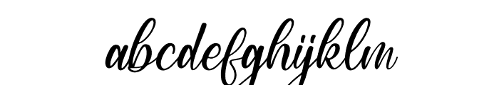 Rosthina Italic Font LOWERCASE