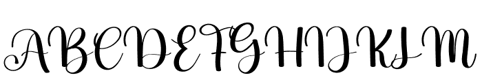 Rosting Font UPPERCASE