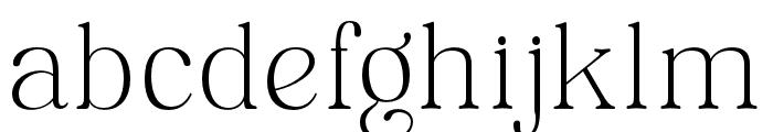 RostingGapertas-Thin Font LOWERCASE