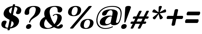 RostingGapertasItalic-BoldIta Font OTHER CHARS