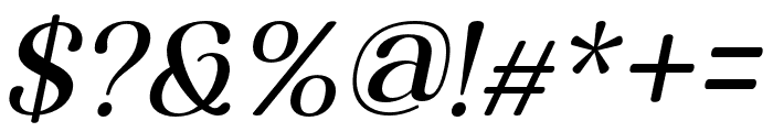 RostingGapertasItalic-Italic Font OTHER CHARS