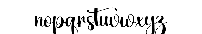 Rosting Font LOWERCASE