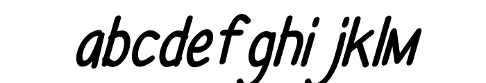 Rostter Italic Font LOWERCASE