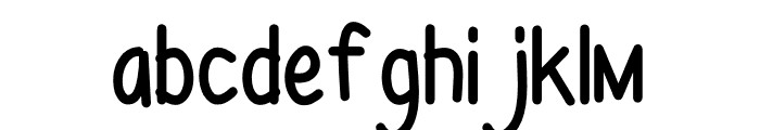 Rostter Font LOWERCASE