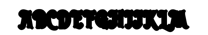 Rosvard Shadow Font UPPERCASE