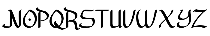 Rosyid-Regular Font UPPERCASE