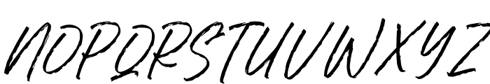 Rothendy Sullifan Italic Font UPPERCASE