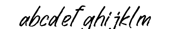 Rothendy Sullifan Italic Font LOWERCASE