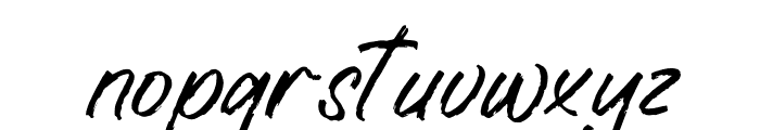 Rothendy Sullifan Italic Font LOWERCASE