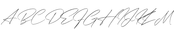 Rotherdam Signature Italic Font UPPERCASE