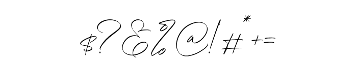Rotherdam Signature Font OTHER CHARS