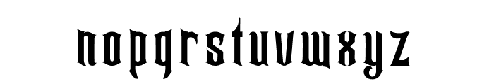 Rothest Font LOWERCASE