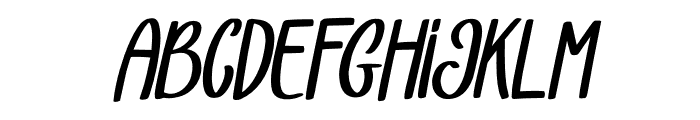 Rothi Kola Italic Font UPPERCASE