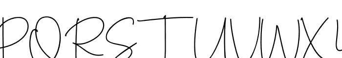 Rothwell Signature Font UPPERCASE