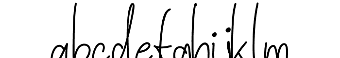 Rothwell Signature Font LOWERCASE