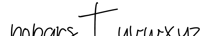 Rothwell Signature Font LOWERCASE