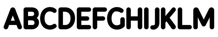 Rotioner Round Font UPPERCASE