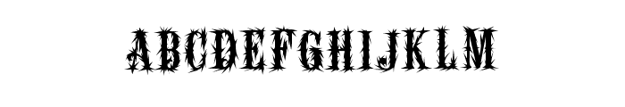 Rotogrim-Regular Font LOWERCASE
