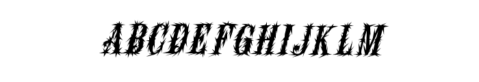 Rotogrim-Slant Font UPPERCASE
