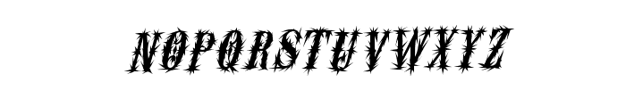 Rotogrim-Slant Font UPPERCASE