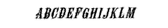 Rotogrim-Slant Font LOWERCASE