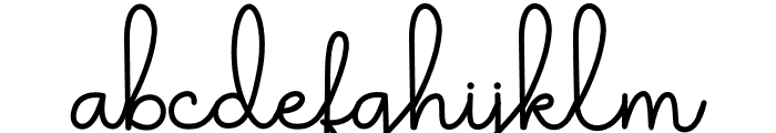 Rottedim Signature Font LOWERCASE