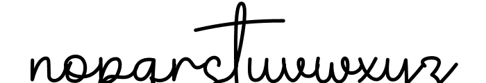 Rottedim Signature Font LOWERCASE