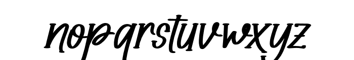 Rotten Jingway Italic Font LOWERCASE