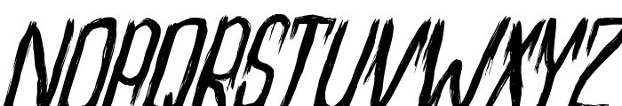 Rottenburn Italic Font UPPERCASE