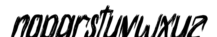 Rottenburn Italic Font LOWERCASE