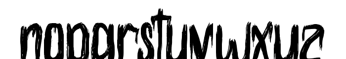 Rottenburn Font LOWERCASE
