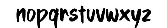 RottenhamBrush Font LOWERCASE