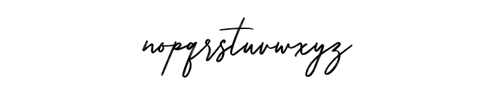 RottensSignature Font LOWERCASE