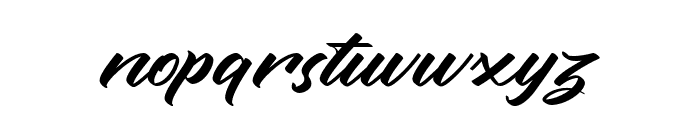 Rotterdalle Font LOWERCASE