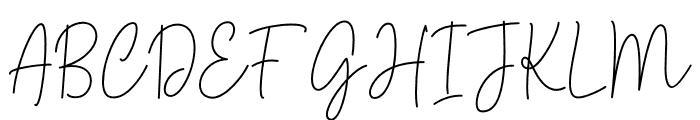 Rotterdam Signature Font UPPERCASE