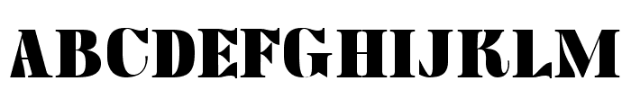 Rougeta Font UPPERCASE